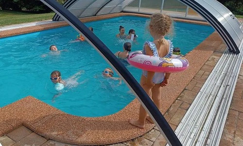 Каменный ковёр на бортик бассейна